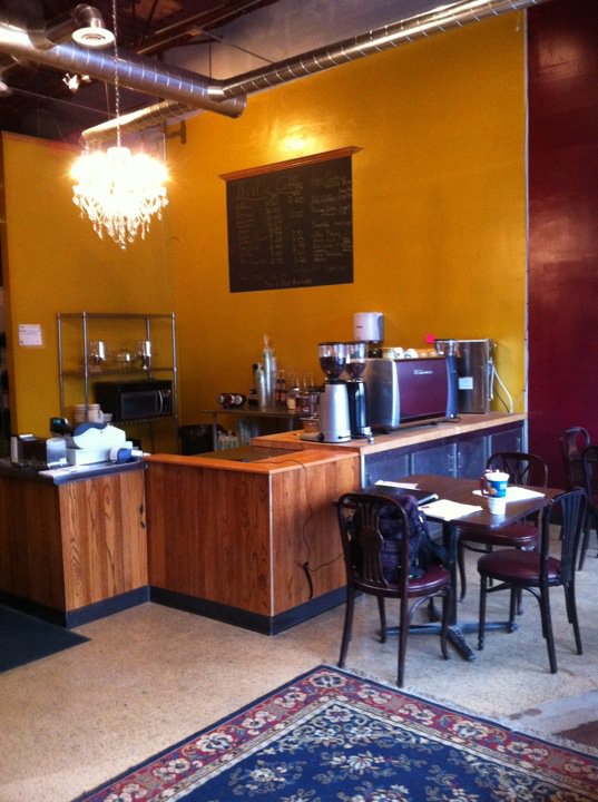 Interior of Thistle Coffee in Detroit