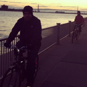 Biking on the Riverfront