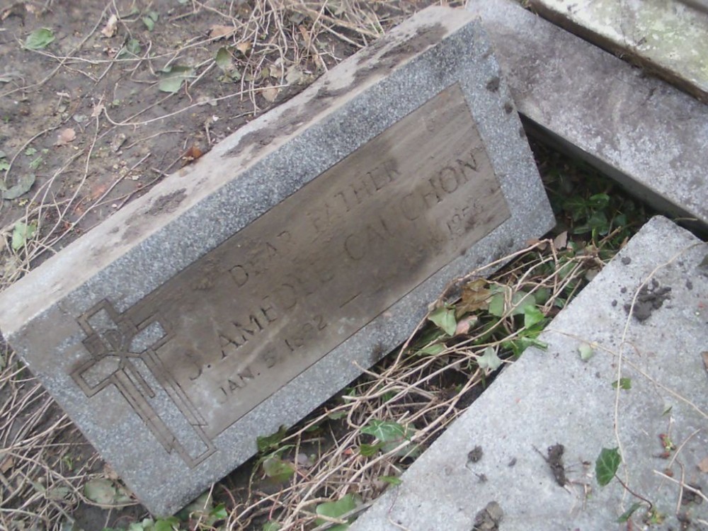 Gravestone found in Detroit