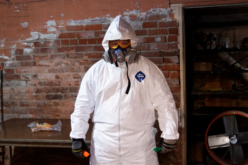 All geared up for asbestos abatement