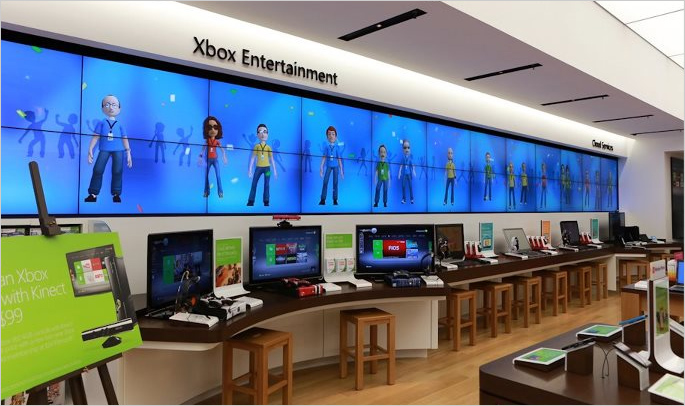 Microsoft Retail Store Interior
