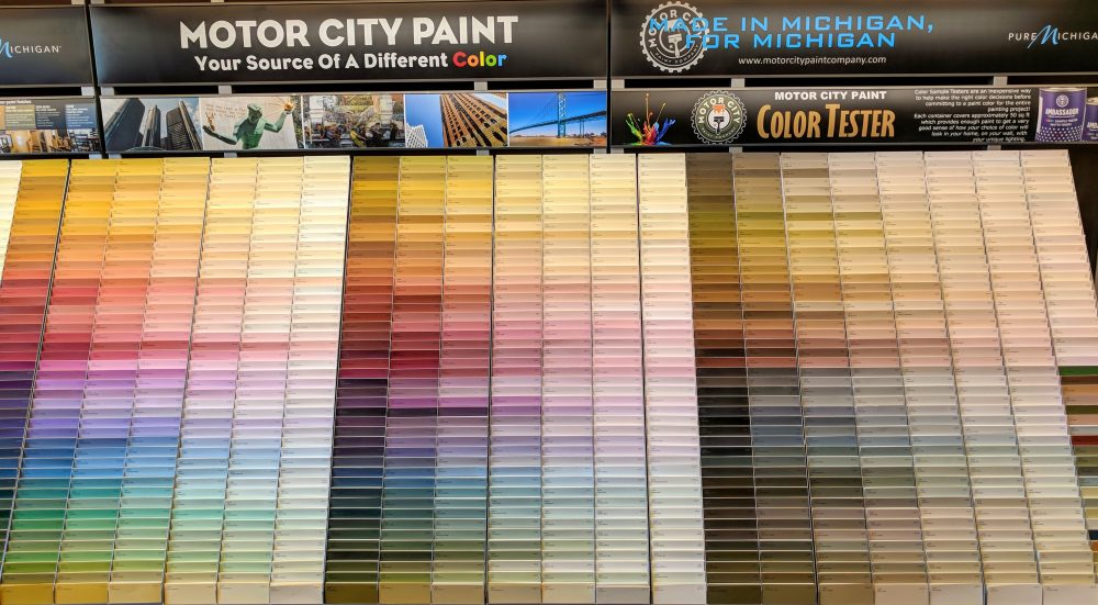 Motor City Paint color swatches